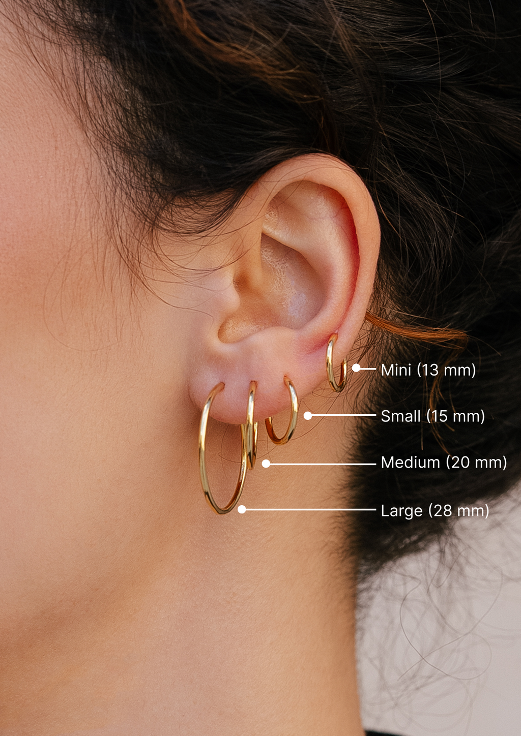 Cosimo Thin Hoops Medium