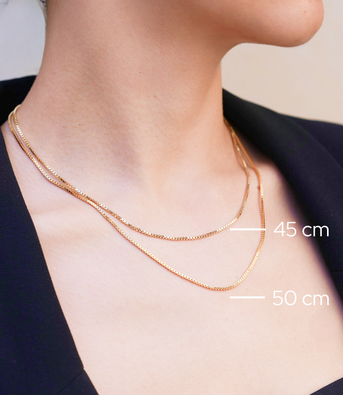 Galene Box Chain Necklace