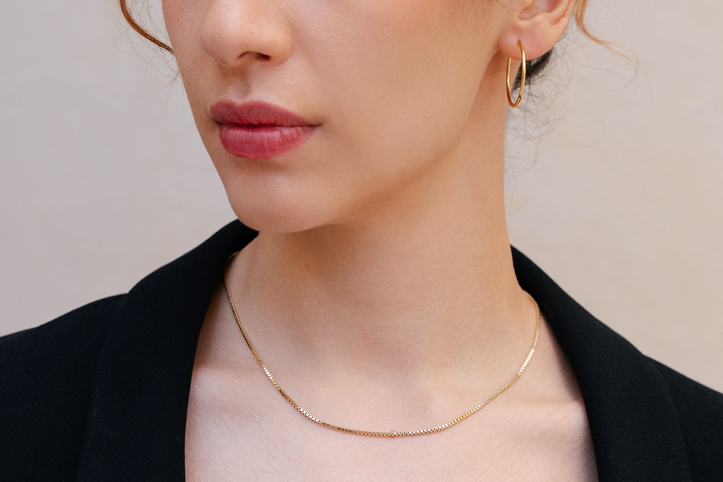 Galene Box Chain Necklace