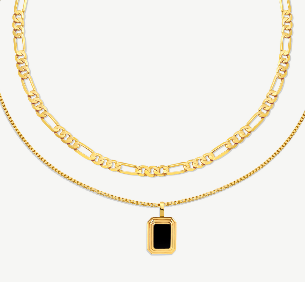 Audrey + Celeste Black Onyx Set
